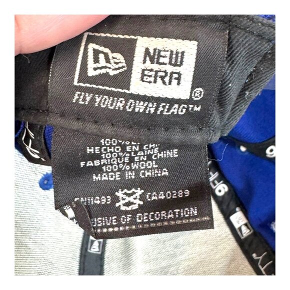 New Era 9Fifty Kansas City Royals Blue Wool Snapback Hat One Size MLB Baseball - Picture 5 of 15